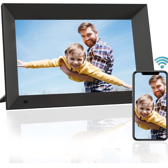 NEW HD Touch Screen Smart Cloud 10.1 Inch WiFi Photo Frame with Motion Sensor - Picture 1 of 9